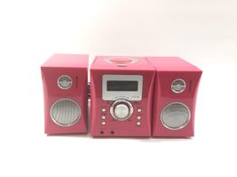 radio cd cassette sin marca rosa