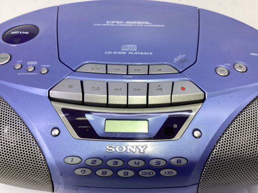 r&aacute;dio cd cassete sony cfd-s250l