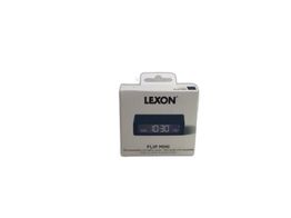rádio despertador lexon flip mini