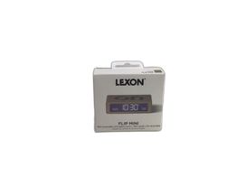 radio despertador lexon flip mini
