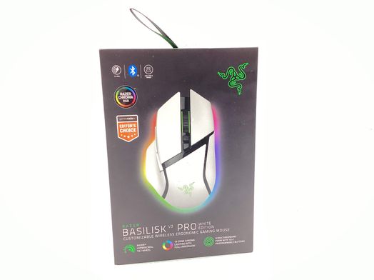 rato razer basilisk v3 pro white edition