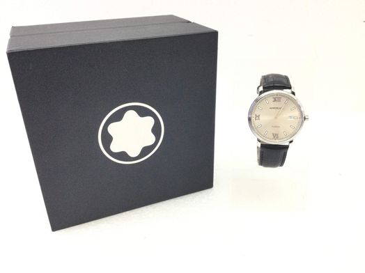 relogio gama alta homem montblanc tradition quartz 127775