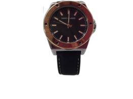 relogio pulseira homem marc lauder berlin black leather