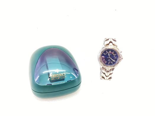 relogio pulseira homem seiko kinetic sq 100