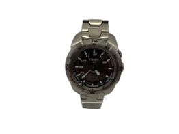 relogio pulseira homem tissot t-touch expert titanium
