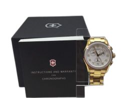 relogio pulseira premium homem victorinox swiss army chrono classic 241537