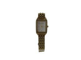 reloj pulsera se&ntilde;ora olivia burton rectangular dourado