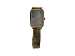 reloj pulsera se&ntilde;ora parfois timepieces reloj pulsera senhora quartz dourado