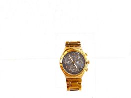reloj pulsera se&ntilde;ora swatch irony dourado