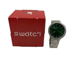 reloj pulsera unisex swatch forest face