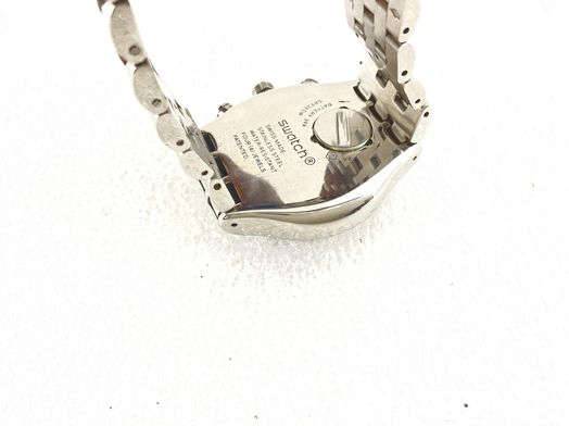 relogio pulseira unissexo swatch irony