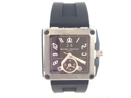 reloj alta gama caballero baume & mercier hampton square dual time