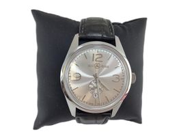 Reloj Alta Gama Caballero Bell & Ross br 123-95-sp Officer Silver