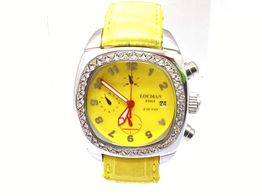 reloj alta gama caballero locman 1970 diamond bezel black chronograph watch n&acirc;&ordm;202