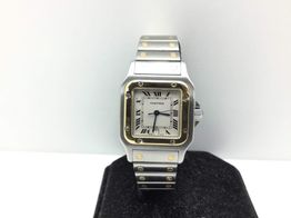 reloj alta gama se&ntilde;ora cartier santos galb&eacute;e ref. 1566