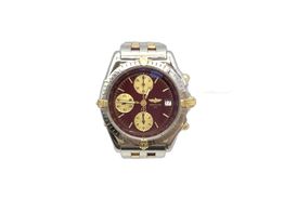reloj alta gama unisex breitling chronomat acero y oro b13050-1