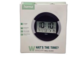 rel&oacute;gio parede hama wanduhr wall clock digital dcf