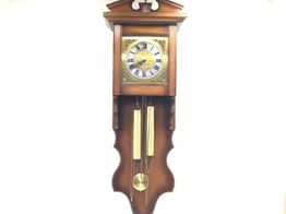 Reloj Pared Sin Marca Madera Con Pendulos
