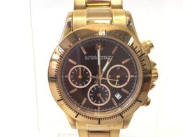 reloj pulsera caballero aristocrazy golden rose