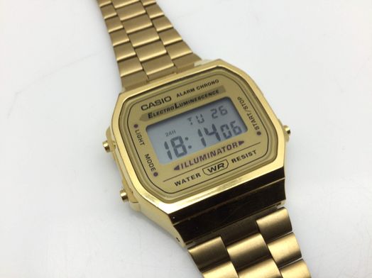 reloj pulsera caballero casio a168