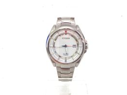 relogio pulseira homem citizen eco-drive titanium aw1400-52
