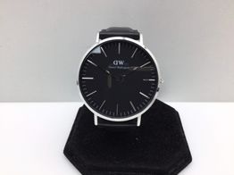 reloj pulsera caballero daniel wellington nero/argento classic b40s10
