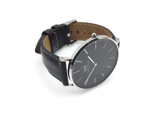reloj pulsera caballero daniel wellington nero/argento classic b40s10