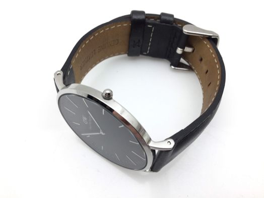 reloj pulsera caballero daniel wellington nero/argento classic b40s10