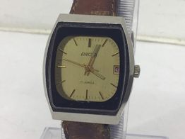 reloj pulsera caballero enicar 17 jewels