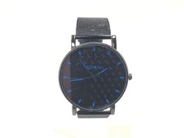 reloj pulsera caballero geneva azul y negro