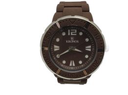 reloj pulsera caballero kronos colors 44mm brown