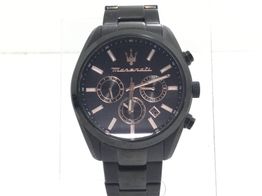 reloj pulsera caballero maserati negro