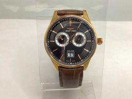 Reloj Pulsera Caballero Sandoz Dual Time Cronógrafo