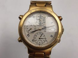 reloj pulsera caballero seiko 7t42 7a00 quartz chronograph sq100