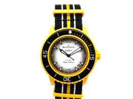 reloj pulsera caballero swatch blancpain fifty fathoms pacific ocean