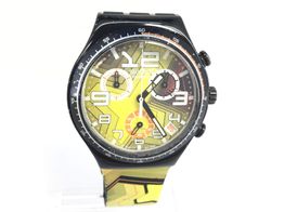 reloj pulsera caballero swatch irony chrono stroke light ycb4010