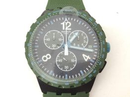 reloj pulsera caballero swatch olive rush