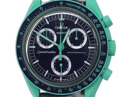 reloj pulsera caballero swatch omega speedmaster mission to earth