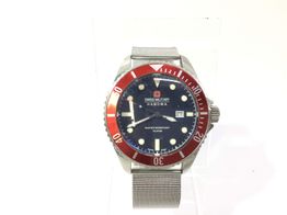 reloj pulsera caballero swiss military hanowa bisel rojo