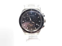 reloj pulsera premium unisex hamilton jazzmaster seaview chrono quartz (caja 41mm, cristal zafiro)