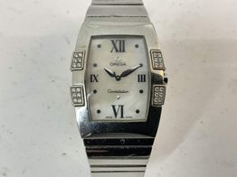 reloj pulsera se&ntilde;ora omega constellation quadrella