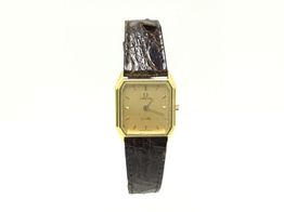 reloj pulsera se&ntilde;ora omega de ville chapado