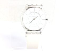 reloj pulsera señora swatch white classiness