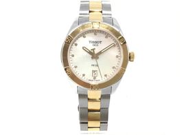 reloj pulsera señora tissot sport chic white shell diamond