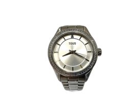 reloj pulsera se&ntilde;ora tous t-shine de acero con zirconias c&uacute;bicas