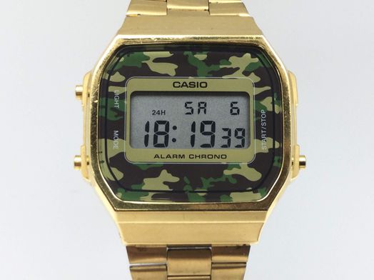reloj pulsera unisex casio a168we