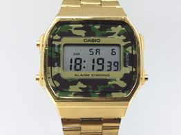 reloj pulsera unisex casio a168we