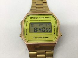 reloj pulsera unisex casio a168we