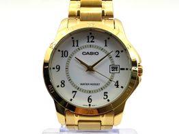 reloj pulsera unisex casio mtp-v004g-7b