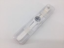 reloj pulsera unisex swatch blanco